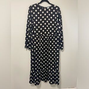 H&M polka dot maxi dress